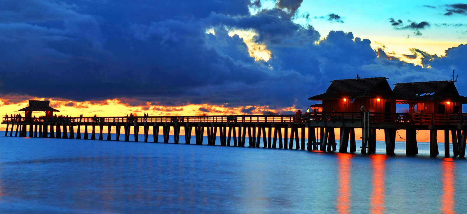 Pier sunset