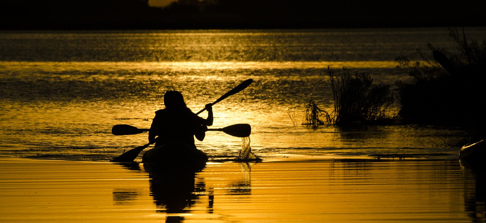 Kayak sunset